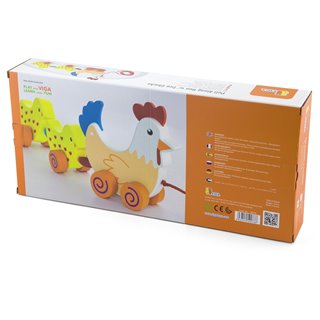 Trekdier - kip met kuikens